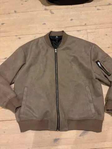 CAMBIO 브라운 봄버 자켓