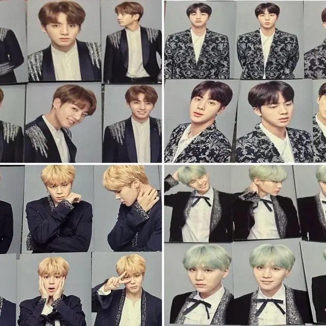 방탄 윙파콘 미니포카세트 정국 지민 슈가 석진 bts