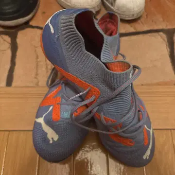 Puma 축구화 스파이크 파랑/오렌지