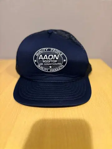 AAON 네이비 메쉬백캡