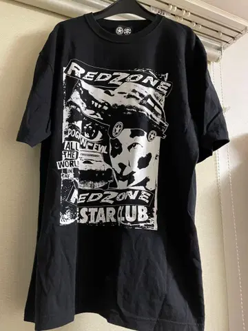 REDZONE STAR CLUB 티셔츠 스타클럽 펑크 punk