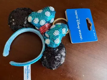 도쿄 디즈니 리조트 미키 귀 머리띠 키링