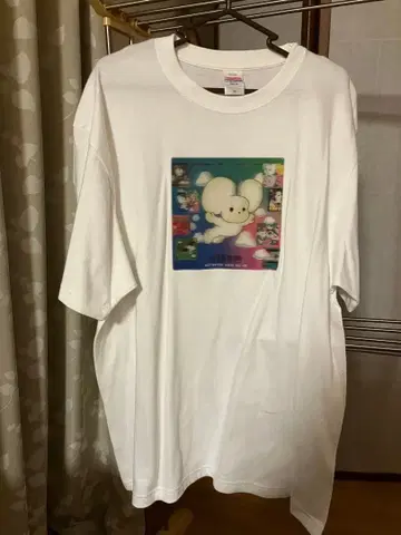 움직이는 시라타마짱 그래픽 T셔츠 XL