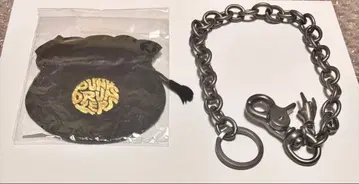 펑크 드렁커스 콜나 지갑 체인 블랙