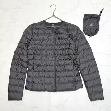 새상품급 UNIQLO 유니클로 울트라 라이트 컴팩트 다운 자켓 S 그레이