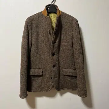 해리스 트위드 디자인웍스 내 보아 자켓 46 트위드 울