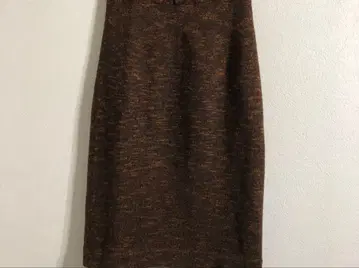 노브랜드 롱 스커트 브라운 새상품급