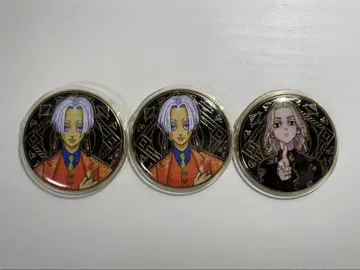 도쿄 리벤저스 원화전 캔뱃지 : 사노 만지로 : 쿠로카와 이자나