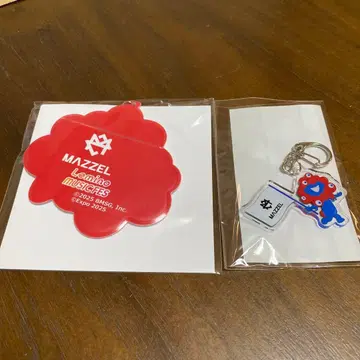 미야쿠미야쿠 캔뱃지 홀더, 아크릴 키링(MAZZEL) 세트