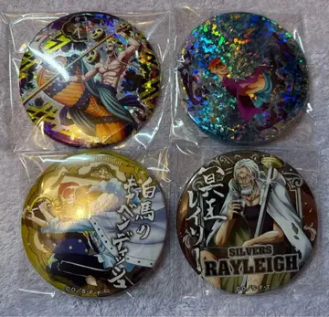 [원피스] 동료 캔뱃지 4개 세트