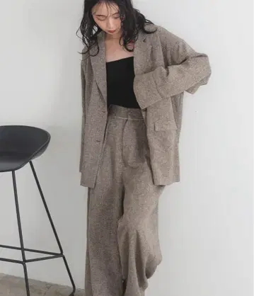 LANA 그레이 테일러드 자켓