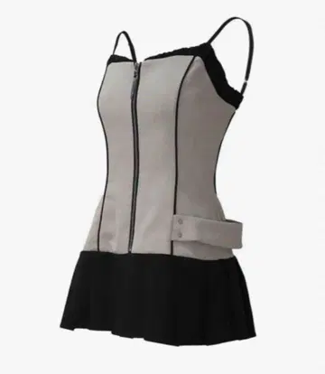 theredthread S ribbon dress pleats