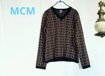 MCM 총 로고 니트 울 빈티지