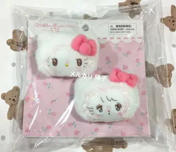 산리오 mikko 헤어 클립 세트 키티 무스
