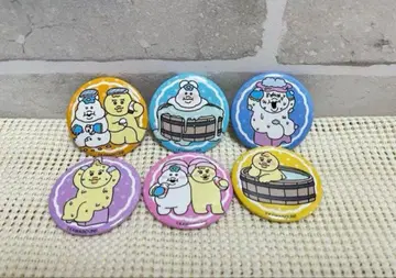 응포차무 극락탕 콜라보 캔뱃지 전 6종