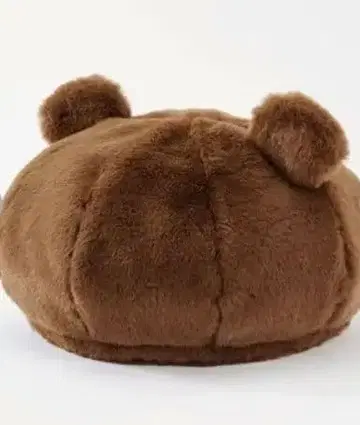 아오키 미사코 곰 귀 달린 브라운 베레모