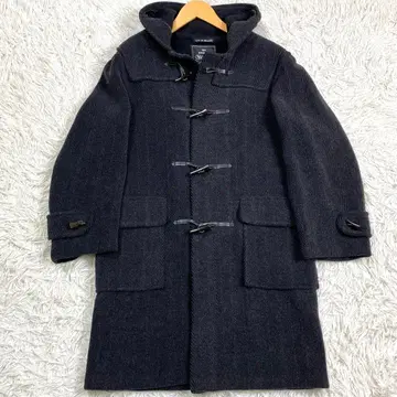 새상품급 영국제 헤링본 글로버올 롱 더플 코트 XL 상당
