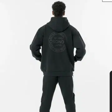 CRONOS CIRCLE LOGO 후디 블랙 M