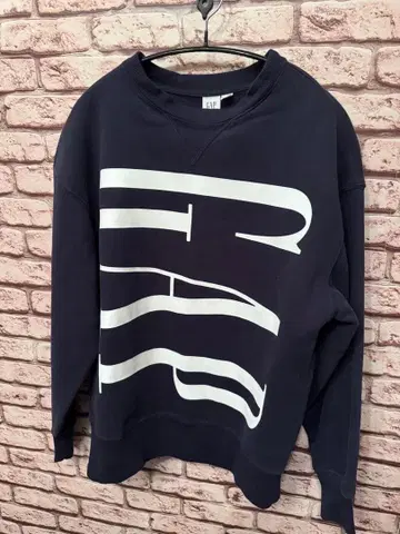 GAP 네이비 트레이닝복 로고 프린트