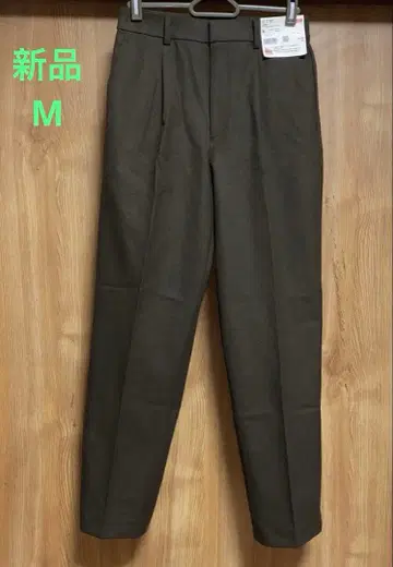 유니클로 UNIQLO 히트텍 턱 팬츠 올리브 M