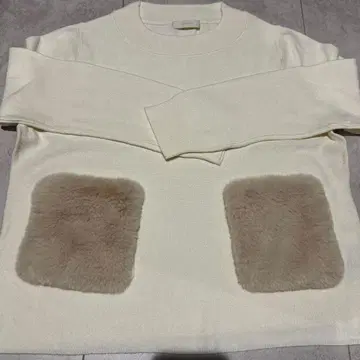 anySiS 퍼 포켓 스웨터