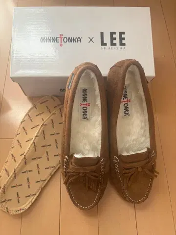 MINNETONKA x LEE 브라운 모카신 8