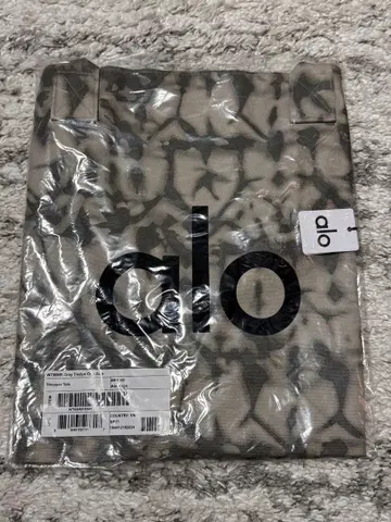 alo 타이다이 패턴 토트백