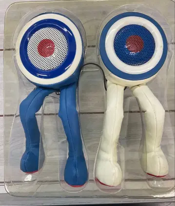 타겟 디자인 스피커 블루 화이트