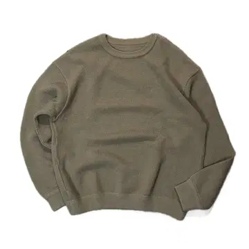 Crepuscule/1/새상품급/MOSS STITCH SWEAT/베이지
