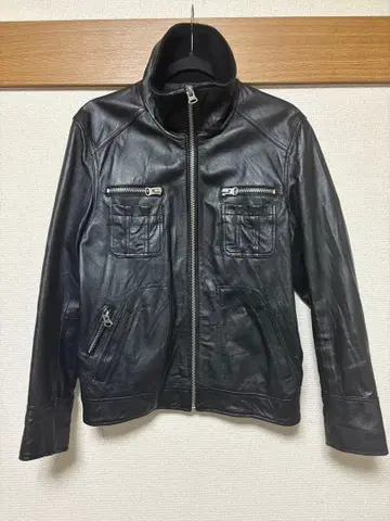 싱글 가죽 자켓 EKAM 스타일