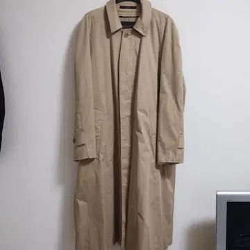 DAKS Signature 베이지 스텐카라 코트 클리닝 완료