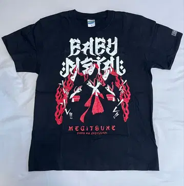 BABYMETAL 메기츠네 셔츠 M 사이즈