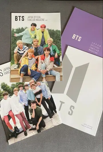 BTS JAPAN 공식 팬클럽 MAGAZINE 4권 세트