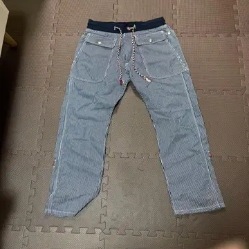 스트라이프 허리밴딩 팬츠 약간의 가격 인하 협상 가능!