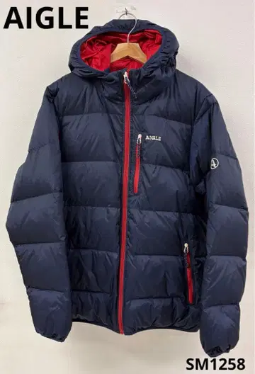 AIGLE 후드 부착 다운 자켓