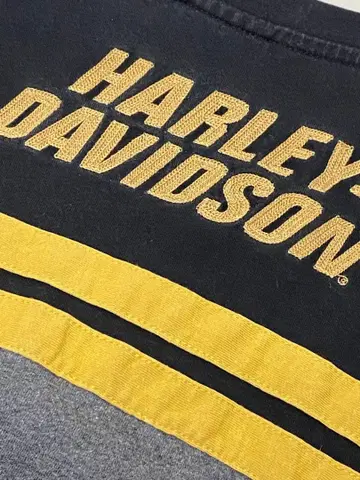 HARLEY-DAVIDSON 할리데이비슨 긴팔 T셔츠 블랙 L 백 로고