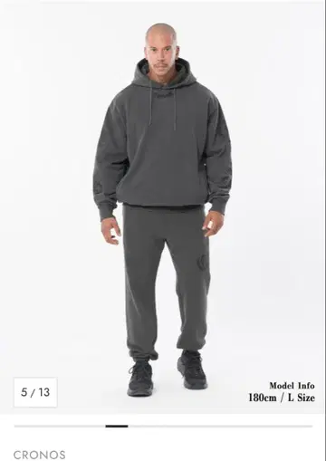 CRONOS BLACKLETTER HOODIE V BLACKxBLACK