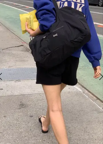 [ 새상품 ] 한국 브랜드 haag(헤이그) 더플백 BLACK 블랙
