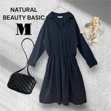 내추럴 뷰티 베이직 [M] 네이비 고급 원피스 포멀