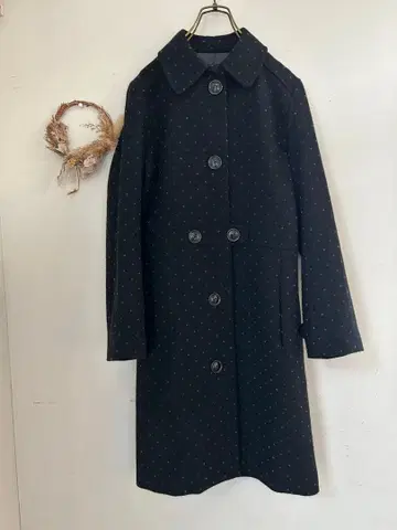 Lois CRAYON 롱 코트 도트 무늬 루이스 크레용