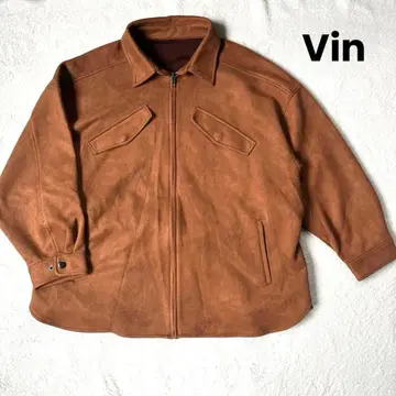 거의 미사용 ] vin 스웨이드 자켓 브라운 블루종 아우터