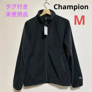 [미사용 새상품] Champion 플리스 자켓 C8-A613 블랙 M
