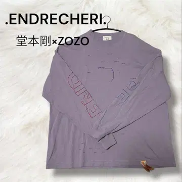 새상품급 ENDRECHERI. 그래픽 자수 롱티 도모토 츠요시 ZOZO