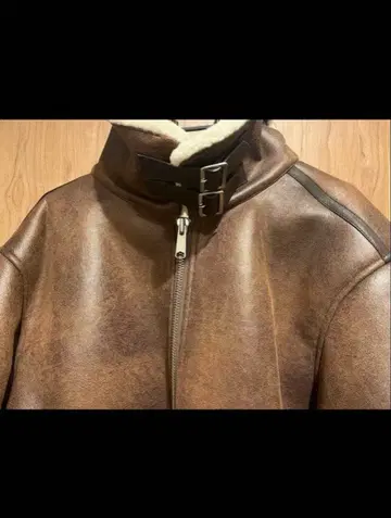 브라운 무스탕 코트 JOURNAL STANDARD 코트 M