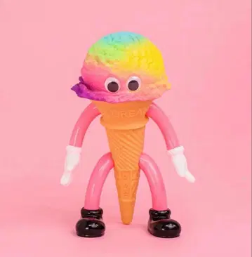 FLAVORS 마법의 레인보우 아이스크림/플레이버즈 소프트 비닐