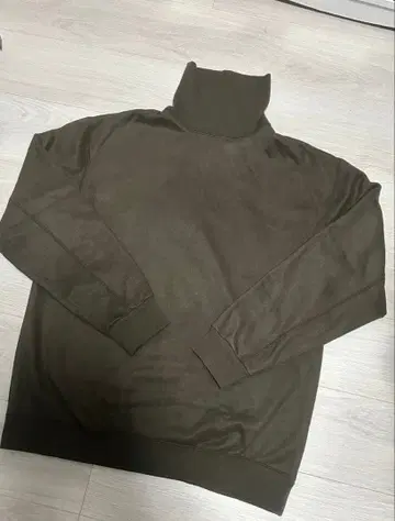 남성용 터틀넥 맨투맨 속기모 따뜻한 트레이닝복