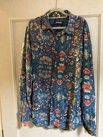 Desigual 꽃무늬 긴팔 셔츠 L 사이즈