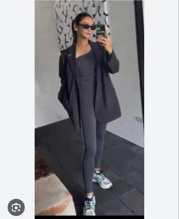 타키자와 마키코 TAKIMAKI 블랙 테일러드 자켓 오버 사이즈