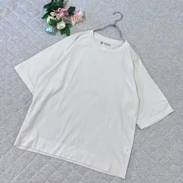 나노 유니버스 [ M ] 로고 마크 릴랙스 핏 크루넥 셔츠 봄/여름