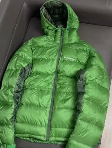 몽벨 알파인 다운 후드티 그린 M 몽벨